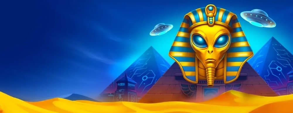 UFO Pyramids slot game by BGaming