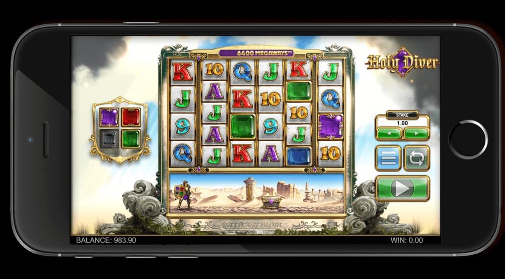 Holy Diver Megaways slot game by Big Time Gaming