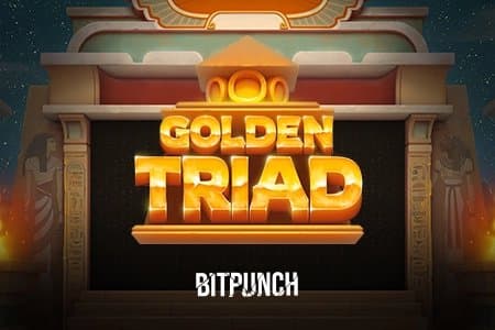 Golden Triad slot game by Bitpunch