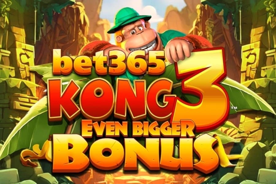 Bet365 Kong 3 Even Bigger Bonus slot game by Blueprint Gaming