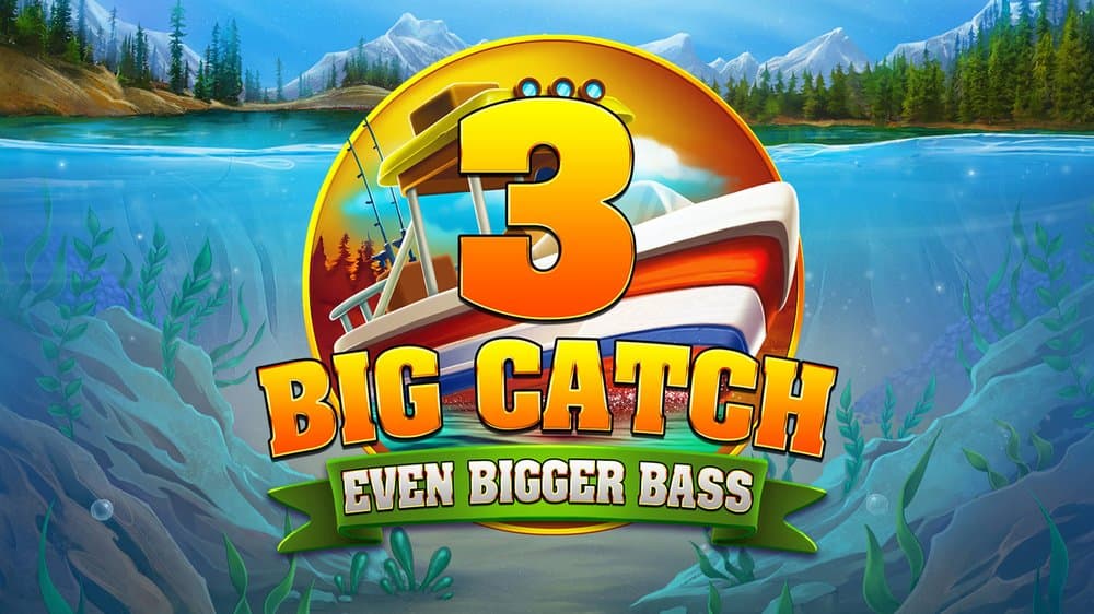 Big Catch Even Bigger Bass 3 slot game by Blueprint Gaming