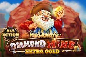 Diamond Mine Extra Gold All Action slot game by Blueprint Gaming
