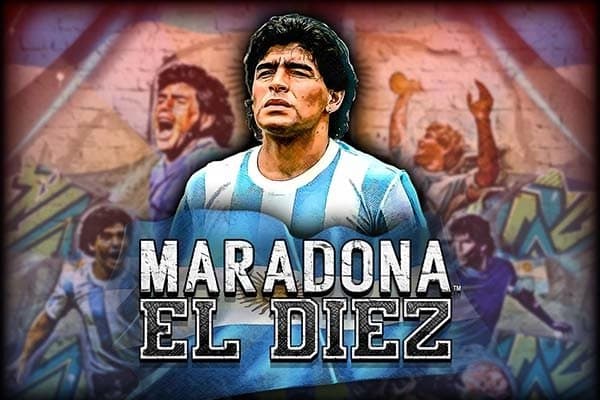 Maradona El Diez slot game by Blueprint Gaming