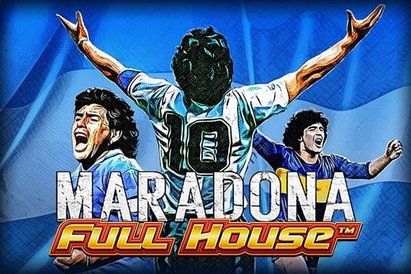 Maradona Full House slot game by Blueprint Gaming