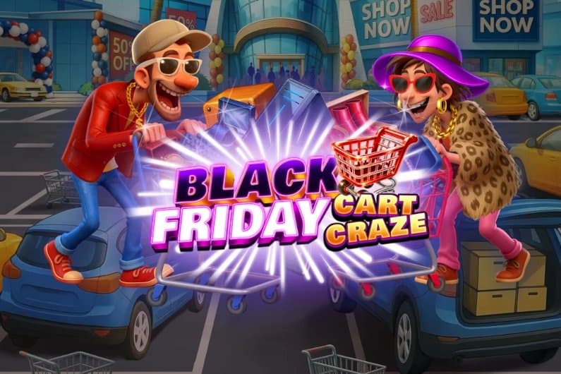 Black Friday Cart Craze slot game by Booming Games
