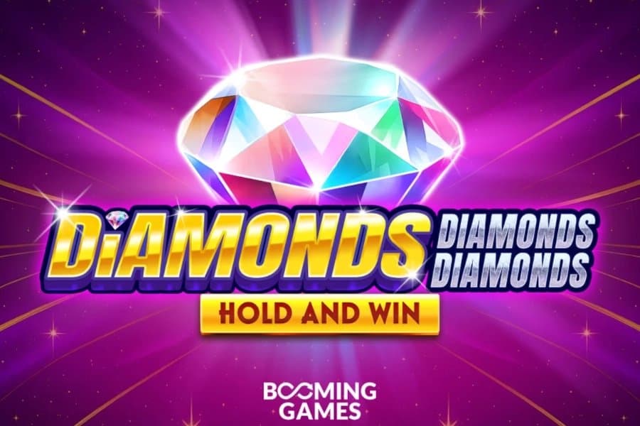 Diamonds Diamonds Diamonds Hold and Win slot game by Booming Games