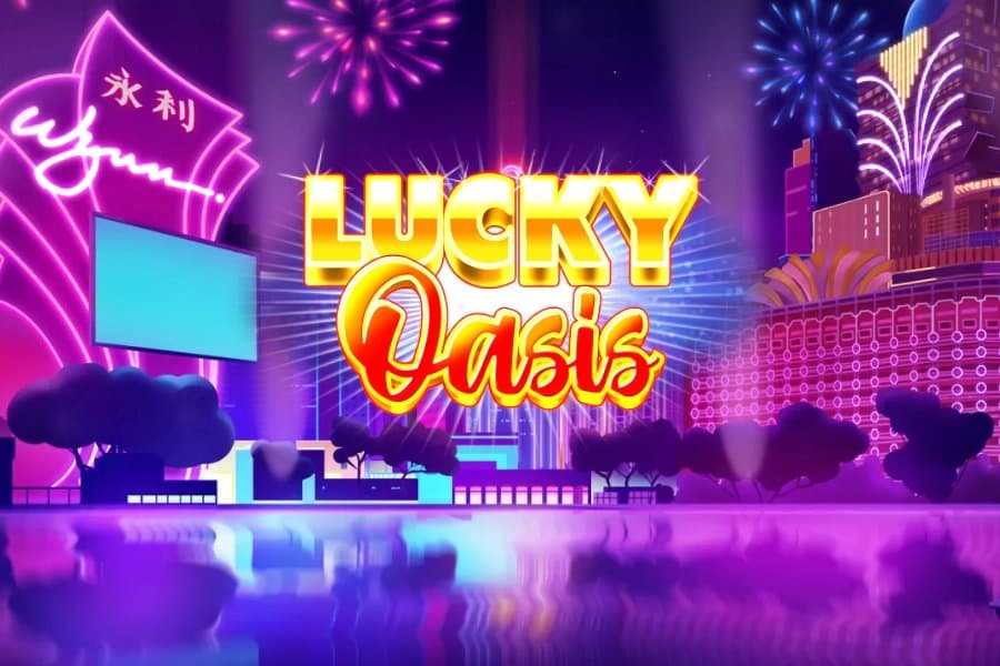 Lucky Oasis slot game by Booming Games
