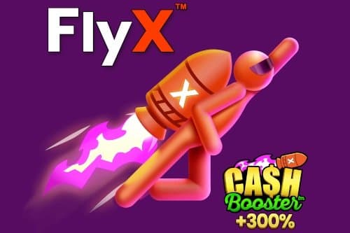 FlyX Cash Booster slot game by Buck Stakes Entertainment