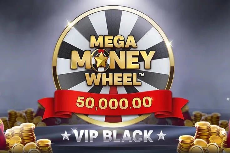 Mega Money Wheel VIP Black slot game by Buck Stakes Entertainment