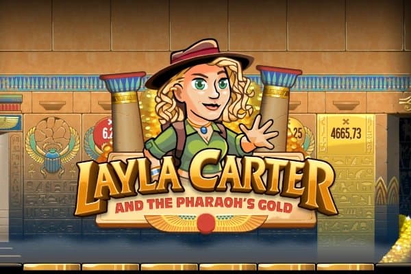 Layla Carter and the Pharaoh's Gold slot game by CG Games