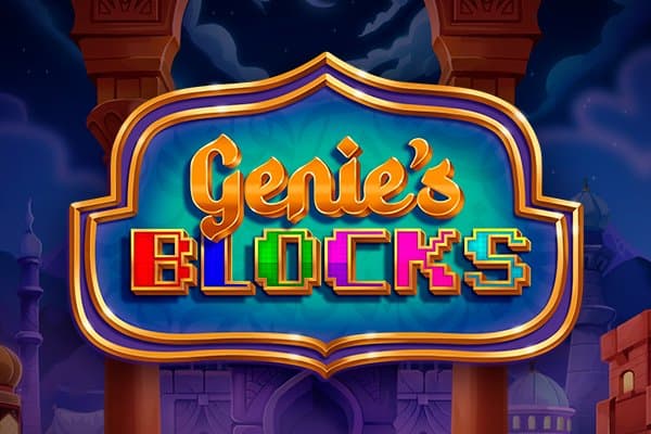 Genie's Blocks slot game by Crux Gaming