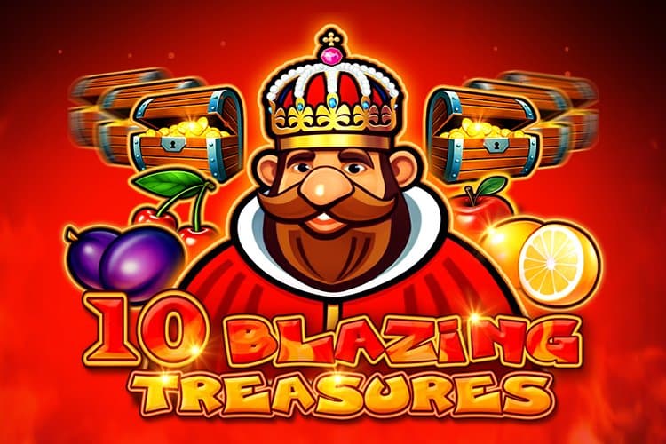10 Blazing Treasures slot game by CT Interactive
