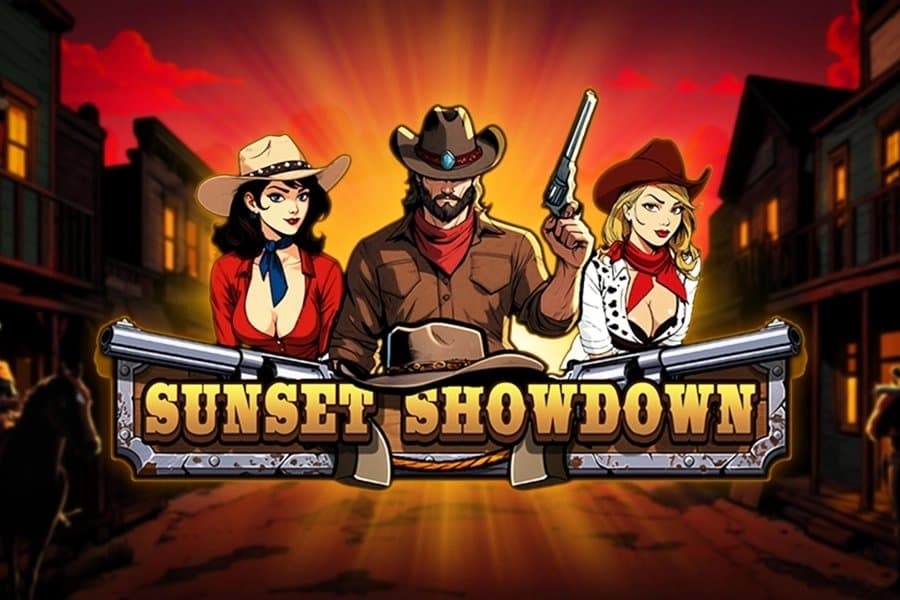 Sunset Showdown slot game by Degen Studios