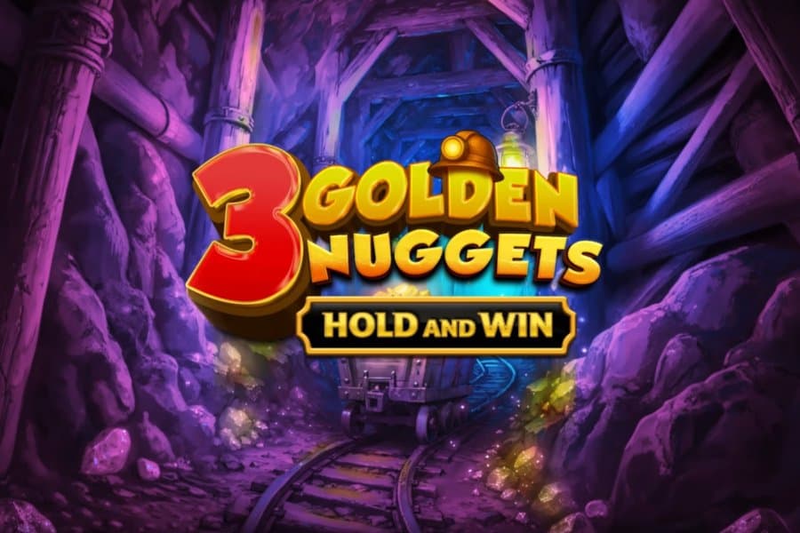 3 Golden Nuggets slot game by Dragon Gaming