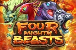 Four Mighty Beasts slot game by Dragon Gaming