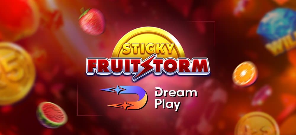 Sticky Fruitstorm slot game by DreamPlay