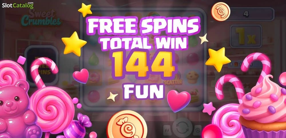 Sweet Crumbles slot game by DreamPlay
