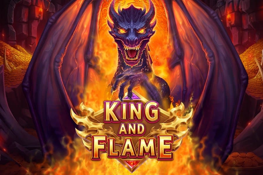 King and Flame slot game by ElaGames