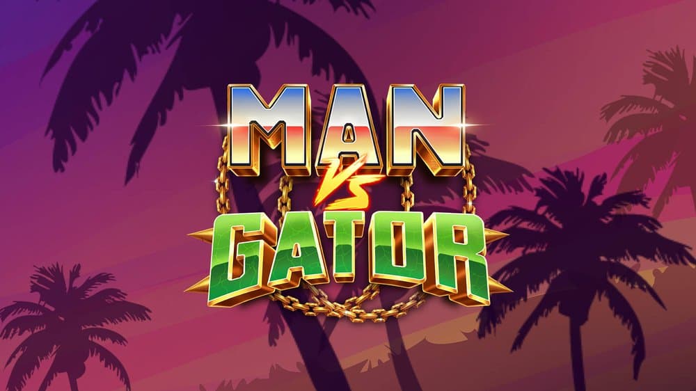 Man vs Gator slot game by ELK Studios