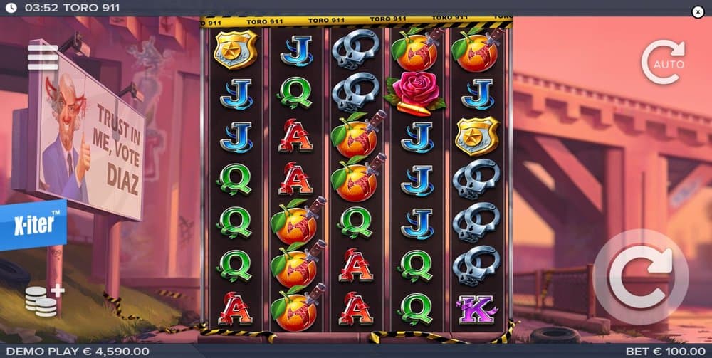 Toro 911 slot game by ELK Studios