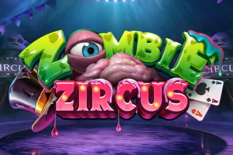 Zombie Zircus slot game by Eurasian Gaming