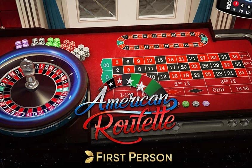 First Person American Roulette slot game by Evolution