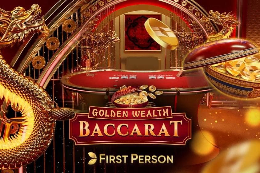 First Person Golden Wealth Baccarat slot game by Evolution