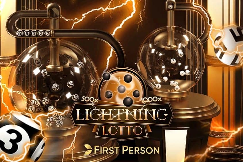 First Person Lightning Lotto slot game by Evolution