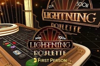 First Person Lightning Roulette slot game by Evolution