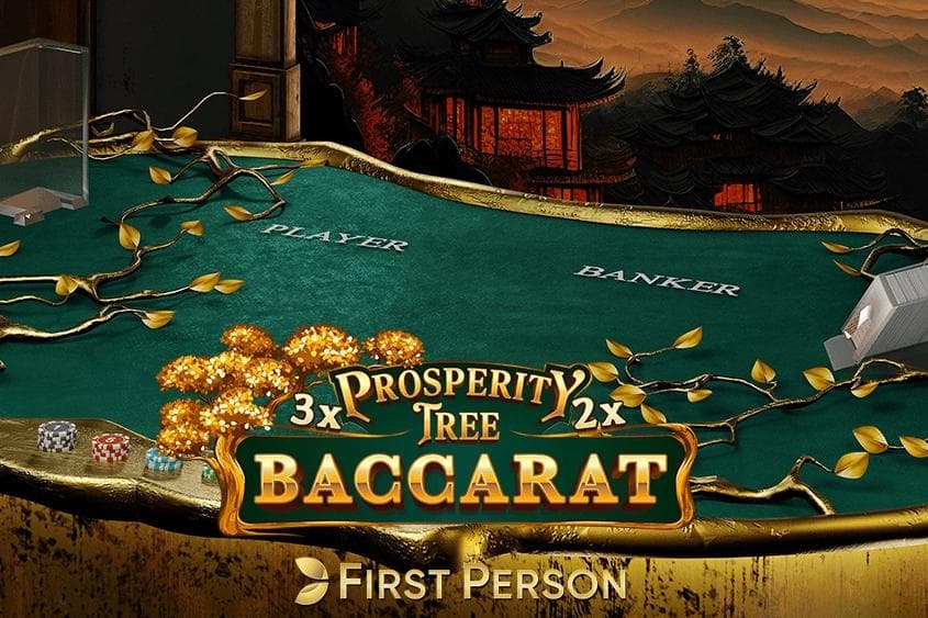 First Person Prosperity Tree Baccarat slot game by Evolution