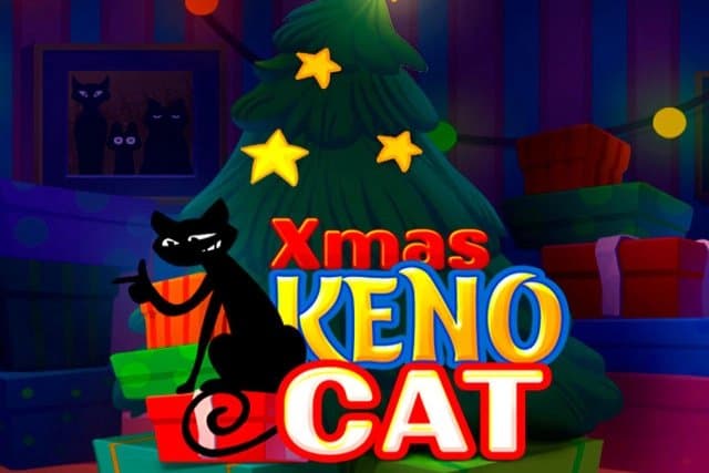 Xmas KenoCat slot game by Evoplay