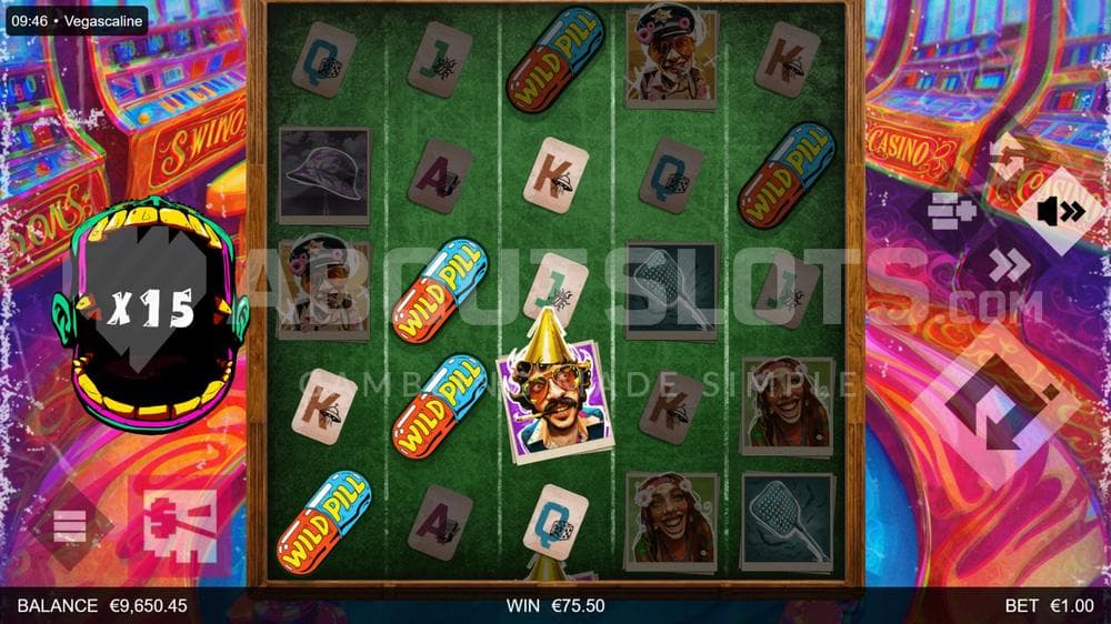 Vegascaline slot game by Exco