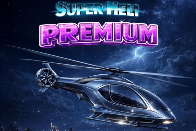 Super Heli Premium slot game by Expanse Studios