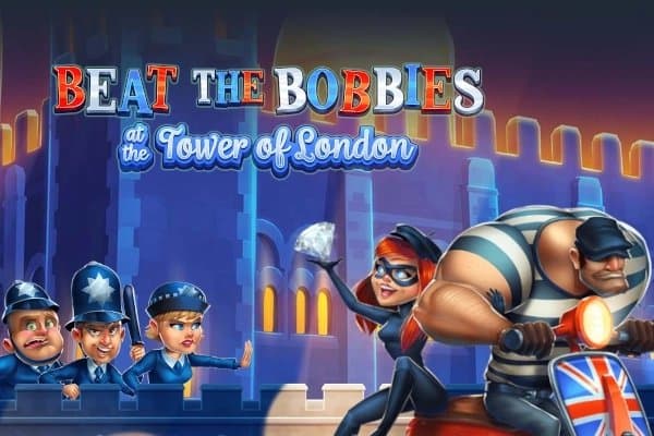 Beat the Bobbies at the Tower of London slot game by Eyecon
