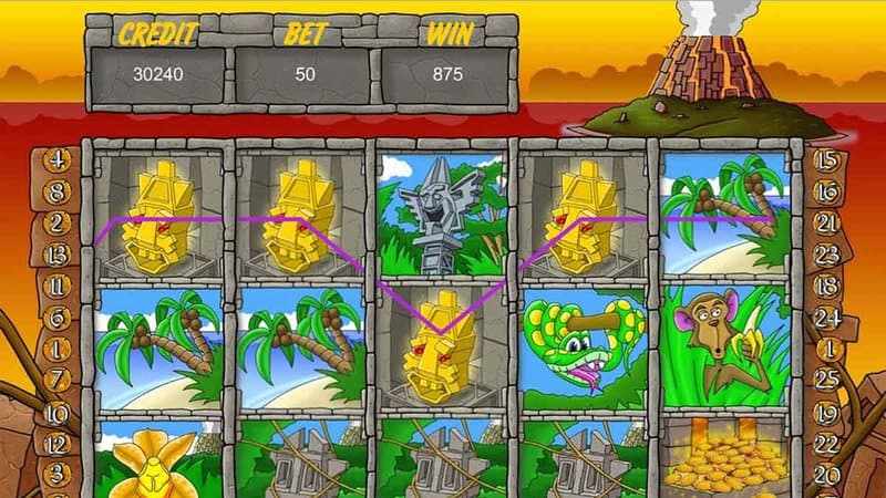 Lost Island slot game by Eyecon