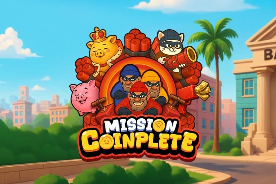 Mission Coinplete slot game by Fantasma Games