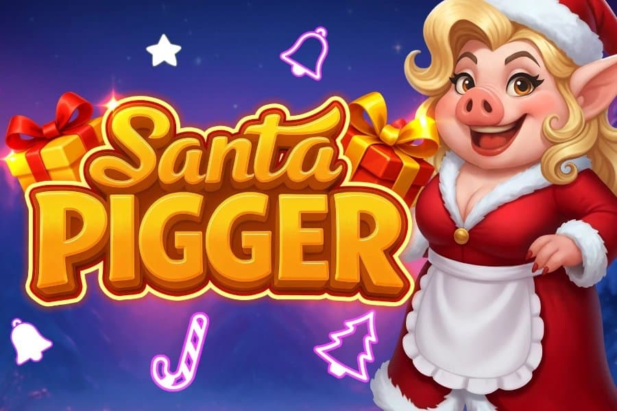 Santa Pigger slot game by Fantasma Games
