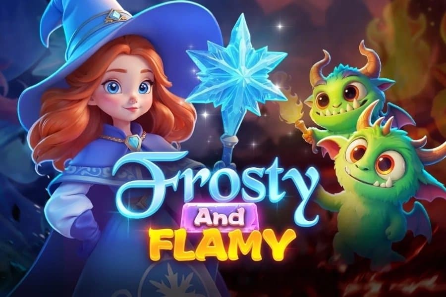 Frosty and Flamy slot game by FastSpin
