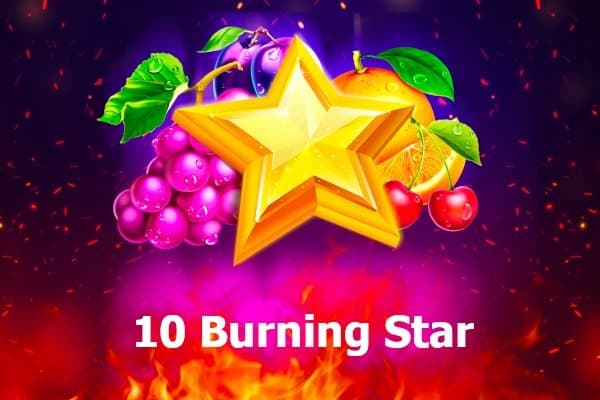 10 Burning Star slot game by Five Men Gaming