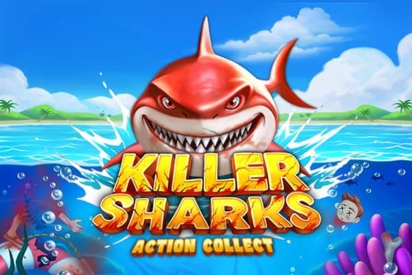 Killer Sharks: Action Collect slot game by Four Leaf Gaming