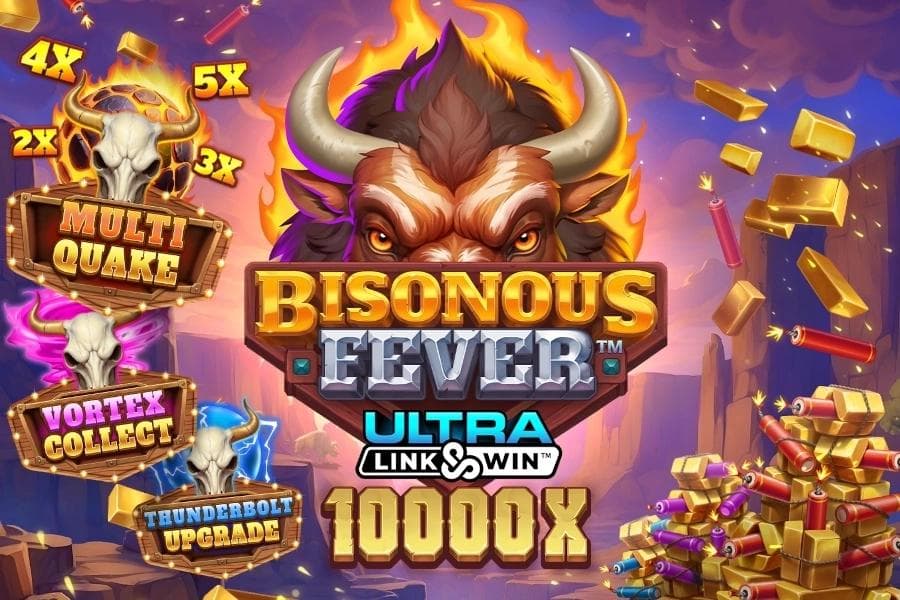 Bisonous Fever Ultra Link&Win slot game by Foxium