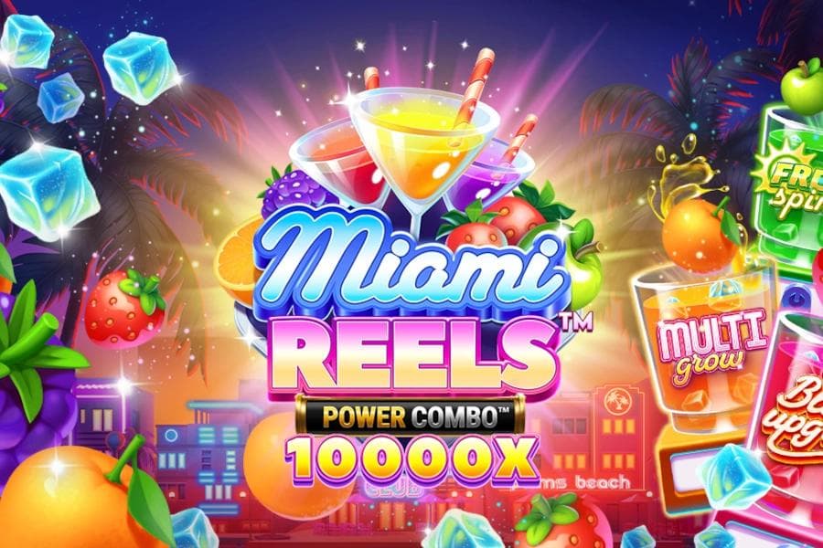 Miami Reels Power Combo slot game by Foxium