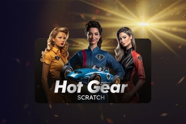 Hot Gear Scratch slot game by Galaxsys