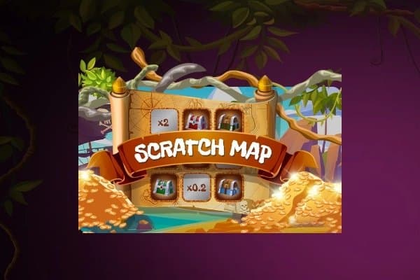 Scratch Map slot game by Galaxsys
