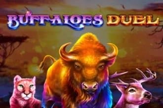 Buffaloes Duel slot game by GameArt