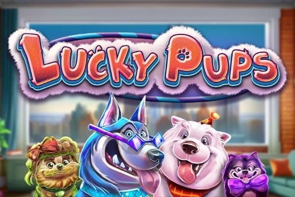 Lucky Pups slot game by GameArt