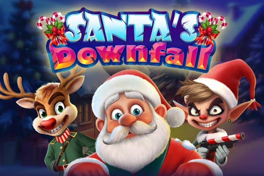 Santa's Downfall slot game by GameArt