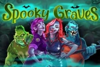 Spooky Graves slot game by GameArt