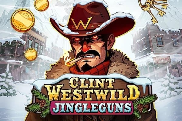 Clint Westwild: Jingleguns slot game by GameBeat