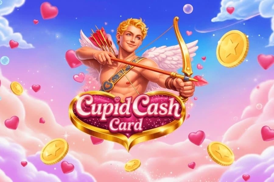 Cupid Cash Card slot game by GameTimeTec